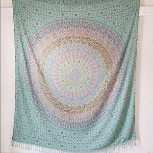 Urban outfitters maina medallion tapestry in teal